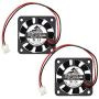 2-Packs 40 x 40 x 10mm 4010 12V 0.10A Brushless DC Cooling Fan 2pin AV-F4010MB UL CE