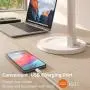 TaoTronics LED Desk Lamp, Eye-caring Table Lamps, Dimmable Office Lamp with USB Charging Port, 5 Lighting Modes with 7 Brightness Levels, Touch Control, White, 12W, Philips EnabLED Licensing Program TaoTronics LED Desk Lamp, Eye-caring Table Lamps, Dimmable Office Lamp with USB Charging Port, 5 Lighting Modes with 7 Brightness Levels, Touch Control, White, 12W, Philips EnabLED Licensing Program