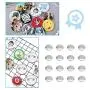 Cocoarm 1000pcs 32mm DIY Button Badge kit Blank Pin Badge Button Metal Badge Button Parts for Pro Button Maker