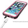 Waterproof Case for iPhone 8 Plus/iPhone 7 Plus Case, Shockproof Full-Body Rugged Case with Built-in Screen Protector for Apple iPhone 8 Plus / 7 Plus - (Pink)