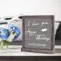 Gelibo Double Sided Letter Board with 750 Precut White & Gold Letters,Months & Days & Extra Cursive Words, Wall & Tabletop Display, Letter Organizer 10x10in