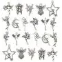 iloveDIYbeads 100g (66pcs) Craft Supplies Antique Silver Wings Angel Fairy Charms Pendants for Crafting, Jewelry Findings Making Accessory for DIY Necklace Bracelet (M151) iloveDIYbeads 100g (66pcs) Craft Supplies Antique Silver Wings Angel Fairy Charms Pendants for Crafting, Jewelry Findings Making Accessory for DIY Necklace Bracelet (M151)