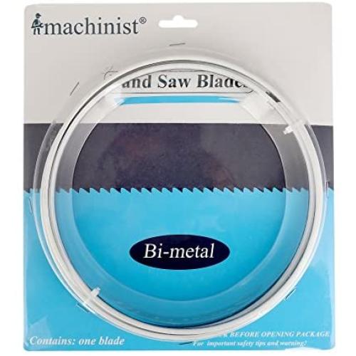 Imachinist 72'' Long, 1/2'' Wide, 0.025'' Thick M42 Bi-Metal Bandsaw Blades for Soft Metal Cutting (14/18TPI)