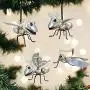 GIFTME 5 Garden Outdoor Decoration Metal Yard Art Perfect The Tree, Porch,Patio or Garden Hanging Sculptures-Set of 4,Silver GIFTME 5 Garden Outdoor Decoration Metal Yard Art Perfect The Tree, Porch,Patio or Garden Hanging Sculptures-Set of 4,Silver