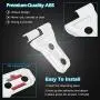 LAIKOU 8PCs Door Hinge Cover Decor Trim Exterior Protection Accessories Fit for 2018-2021 Jeep Wrangler JL JLU & Gladiator JT (White) LAIKOU 8PCs Door Hinge Cover Decor Trim Exterior Protection Accessories Fit for 2018-2021 Jeep Wrangler JL JLU & Gladiator JT (White)