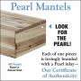 Pearl Mantels 492-48-00 Fireplace Mantel Shelf, 48'', Natural