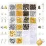 Paxcoo 2400Pcs Earring Making Supplies Kit with 24 Style Earring Hooks, Earring Backs, Earrings Posts and Earring Making Findings for Adult Paxcoo 2400Pcs Earring Making Supplies Kit with 24 Style Earring Hooks, Earring Backs, Earrings Posts and Earring Making Findings for Adult