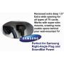 PowerBridge TWO-CK Dual Outlet Recessed In-Wall Cable Management System with PowerConnect for Wall-Mounted Flat Screen LED, LCD, and Plasma TV’s