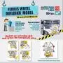 Ferris Wheel Building Model with Metal Beams and Screws Lights & Music 954 pcs