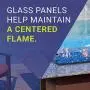 American Fireglass Tempered Glass Flame Guard for 48'' X 6'' Linear Drop-in Fire Pit Pan American Fireglass Tempered Glass Flame Guard for 48'' X 6'' Linear Drop-in Fire Pit Pan