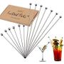 Cocktail Martini Picks and Stirrers Toothpicks – (12 Pack / 4 & 8 Inch) Reusable Cocktail Picks - Stainless Steel Metal Drink Skewers Sticks for Martini Olives Appetizers Bloody Mary Fruits Cocktail Martini Picks and Stirrers Toothpicks – (12 Pack / 4 & 8 Inch) Reusable Cocktail Picks - Stainless Steel Metal Drink Skewers Sticks for Martini Olives Appetizers Bloody Mary Fruits