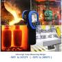 BTMETER BT-1800 Pyrometer -58°F ~3272°F (-50 ~ 1800℃) DS 50:1 Infrared Thermometer Gun for Metal Melting Furnace Forge Kiln Temperature Tester(NOT for Human Temp)