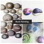 Metallic Marker Pens, Set of 10 Yongqiang Metallic Coloring Markers Drawing Pen for Rock Painting, Black Paper, Gift Card Making, Scrapbooking, Fabric, Metal, Ceramics, Wine Glass