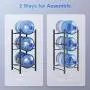 AIYAKA 3 Tier Heavy Duty Gallon Water Cooler Jug Rack,Can be Placed in the Home, Office Organization,Detachable,Save Space,Black AIYAKA 3 Tier Heavy Duty Gallon Water Cooler Jug Rack,Can be Placed in the Home, Office Organization,Detachable,Save Space,Black
