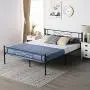VECELO Black Full Metal Bed Frame with Headboard & Footboard Premium Steel Slat Support No Box Spring Needed Noise-Free Anti-Slip Easy Assembly VECELO Black Full Metal Bed Frame with Headboard & Footboard Premium Steel Slat Support No Box Spring Needed Noise-Free Anti-Slip Easy Assembly