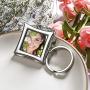 10 Pieces Photo Frame Keychain Metal Frame Keychain, Picture Frame Keyring, Keychain with Locket Photo Frame for Birthday, Valentines Day, Wedding Gifts (Rectangular, Square, Round, Oval, Heart)