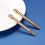 2 Pieces Portable Titanium Toothpicks Pocket Toothpick Metal Toothpick Holder for Outdoor Picnic Camping Supply, Brass Color 2 Pieces Portable Titanium Toothpicks Pocket Toothpick Metal Toothpick Holder for Outdoor Picnic Camping Supply, Brass Color