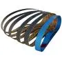 1 in. X 30 in. Premium Silicon Carbide Fine Grit Sanding Belts 220, 400, 600, 800, 1000 Grit Sharpening Belts 12 Pack Assortment