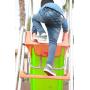Outdoor Play Set Kids Slide: 10 ft Freestanding Climber, Swingsets, Playground Jungle Gyms Kids Love – Above Ground Pool Slide for Summer Backyard