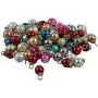 Dovewill 50 Pieces Colourful Charms Dangle Pendant Metal Flower Round Glass Pearl Beads - Silver Dovewill 50 Pieces Colourful Charms Dangle Pendant Metal Flower Round Glass Pearl Beads - Silver