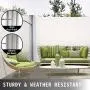 LOVSHARE Retractable Side Awning 236'' x 71'',Double Retractable Patio Screen Waterproof, Retractable Room Divider Creamy-White for Privacy, Garden, Outdoor, Patio and Terrace LOVSHARE Retractable Side Awning 236'' x 71'',Double Retractable Patio Screen Waterproof, Retractable Room Divider Creamy-White for Privacy, Garden, Outdoor, Patio and Terrace
