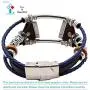 Smatiful Versa 3 Cute Bands with Stainless Steal Connector for Slim Male, Adjustable Replacement Watch Band Compatible with for Fitbit Sense & Versa 3, Grey Dark Blue Smatiful Versa 3 Cute Bands with Stainless Steal Connector for Slim Male, Adjustable Replacement Watch Band Compatible with for Fitbit Sense & Versa 3, Grey Dark Blue