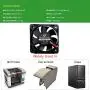 FZVAN Fan 5010 50mm 12V 2Packs 50X50X10mm DC Radiator Axia Fan High Speec for CPU Heatsink 3D Printer