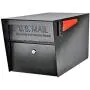 Mail Boss 7506 Mail Manager Curbside Locking Security Mailbox, Black,Large