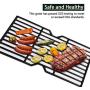 VICOOL 16 7/8'' Polished Porcelain Cast Iron Grill Grate Cooking Grid Replacement for Charbroil 463436213, 463436214, 463436215, 463420508, 463420509, 463441312, 463441514 Gas Grills, 3-Pack, (HyG876C)
