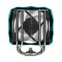 Iceberg Thermal IceSLEET X6 Intel & AMD High Performance CPU Cooler 6 Heat Pipe Nickel Plating Addressable RGB ARGB 120mm PWM Fan