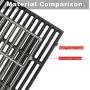 Hisencn 17 Inch Cooking Grates G533-0009-W1A for Charbroil Commercial TRU-Infrared 463242715, 463242716, 463276016, 466242715, Walmart 555179228, 466242715, 466242815, Cast Iron Grill Girds