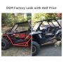 Lower Half Front Door Inserts, A&UTV PRO Door Panels Plastic with Metal Frame for Polaris RZR XP 1000 900 S Turbo EPS 2 Door 2014-2020, 60 inch Models, Replace # 2879509