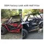 Lower Half Front Door Inserts, A&UTV PRO Door Panels Plastic with Metal Frame for Polaris RZR XP 1000 900 S Turbo EPS 2 Door 2014-2020, 60 inch Models, Replace # 2879509