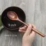 Wooden Spoons, 6 Pieces 9 Inch Wood Soup Spoons for Eating Mixing Stirring, Long Handle Spoon with Japanese Style Kitchen Utensil, ADLORYEA Eco Friendly Table Spoon Wooden Spoons, 6 Pieces 9 Inch Wood Soup Spoons for Eating Mixing Stirring, Long Handle Spoon with Japanese Style Kitchen Utensil, ADLORYEA Eco Friendly Table Spoon