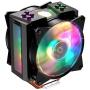 Cooler Master MasterAir MA410M Addressable RGB CPU Air Cooler w/ Independently LEDs, 4 Continuous Direct Contact 2.0 Heatpipes, Aluminum Fins, Push-Pull, Dual MF120R 120mm Fans, AMD Ryzen/Intel1151