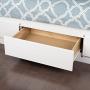 Prepac Full Mates Platform Storage Bed with 6 Drawers, White