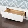 Prepac Full Mates Platform Storage Bed with 6 Drawers, White