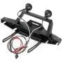 Metal Front Bumper w/ 2 Led Light for 1/10 RC Crawler TRX-4 Sport TF2 Metal Front Bumper w/ 2 Led Light for 1/10 RC Crawler TRX-4 Sport TF2
