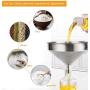 Pauplian Stainless Steel Funnels for Kitchen, Food Grade Kitchen Metal Funnel for Liquid, Spice, Powder, Oils, 4/5/6Inch Cooking Funnels Set of 3 with 4pcs Strainer Filter & 4pcs Cleaning Brush(11in1)