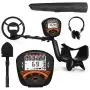 Goplus Metal Detector, Four Modes Adjustable High Accuracy Metal Finder (41''-52'') with LCD Display, 10'' Waterproof Search Coil, Headphone, Carrying Bag and Shovel for Adults and Kids