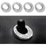 Car Interior Bling Accessories fit for Mercedes Benz Car Bling Accessories A B E Class ML GLA CLA GLK Car Door Lock Pull Rod Bolt 3D Rhinstone Decals Cover 4Pcs/Set