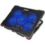 AICHESON Laptop Cooling Pad 5 Fans Up to 17.3 Inch Heavy Notebook Cooler, Blue LED Lights, 2 USB Ports, S035, Blue-5fans