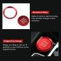 LECART 2Pcs Red Car Engine Start Stop Push Button Cover Trim Stickers Engine Start Stop Button Scratch Protector Metal Decal Sticker for VW CC Passat B8 Jetta 2017 2018 2019 （not fit Before 2017）