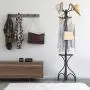 Tangkula Coat Rack Metal Frame Study Portable Free Standing Entryway Hat Coat Jacket Umbrella Holder Hanger with Base Coat Tree Stand (black 003) Tangkula Coat Rack Metal Frame Study Portable Free Standing Entryway Hat Coat Jacket Umbrella Holder Hanger with Base Coat Tree Stand (black 003)