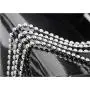 Tiparts 30 Feet Stainless Steel Ball Chains Necklace with 20pcs Connectors Clasps,Silver Bead Chain Sets (Chain Width 2.4mm+20pcs connectors) Tiparts 30 Feet Stainless Steel Ball Chains Necklace with 20pcs Connectors Clasps,Silver Bead Chain Sets (Chain Width 2.4mm+20pcs connectors)