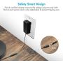 Tenergy Torchiere Remote Control Floor Lamp, LED Floor lamp 30W (150W Equivalent) Standing Lamp with Stepless Touch Dimmer, Two-Part Trip-Proof Cable, 90° Adjustable Top, Warm White Light