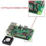 MakerFocus 4pcs Raspberry Pi 4B Fan DC Brushless Cooling Fan 3.3V 5V Heatsink Cooler Radiator Connector Separating One-to-Two Interface for Raspberry Pi 4/ Pi 3/3B+ and Pi Zero/Zero W or Other Project