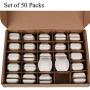 GasSaf Gas Grill Ceramic Briquettes Replacement for Select Turbo, Nexgrill Gas Grill Models, 2 x 2 x 0.8 inch, Set of 100 pcs