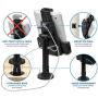 Mount-It! Secure Universal Tablet POS Kiosk with Wall Bracket Add-on | Locking Tablet Stand with Adjustable Clamp for iPad 7, iPad Mini, Samsung Galaxy Tab, Surface Go & 7.9''- 10.5'' Tablets - MI-3784