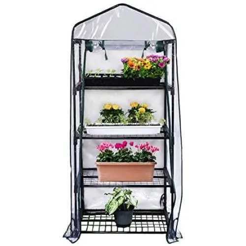 Gardman R687 4-Tier Mini Greenhouse, 27'' Long x 18'' Wide x 63'' High Gardman R687 4-Tier Mini Greenhouse, 27'' Long x 18'' Wide x 63'' High